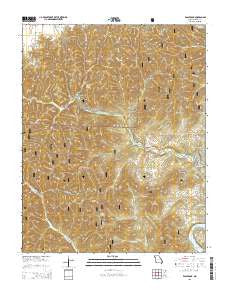 Eagle Rock Missouri Current topographic map, 1:24000 scale, 7.5 X 7.5 Minute, Year 2015