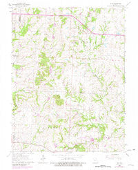 Elm Missouri Historical topographic map, 1:24000 scale, 7.5 X 7.5 Minute, Year 1962