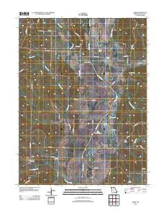 Elmer Missouri Historical topographic map, 1:24000 scale, 7.5 X 7.5 Minute, Year 2012