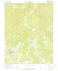 Eminence Missouri Historical topographic map, 1:24000 scale, 7.5 X 7.5 Minute, Year 1965