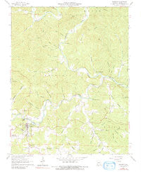 Eminence Missouri Historical topographic map, 1:24000 scale, 7.5 X 7.5 Minute, Year 1965