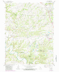 Eolia Missouri Historical topographic map, 1:24000 scale, 7.5 X 7.5 Minute, Year 1975