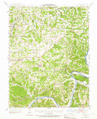 Eugene Missouri Historical topographic map, 1:62500 scale, 15 X 15 Minute, Year 1948
