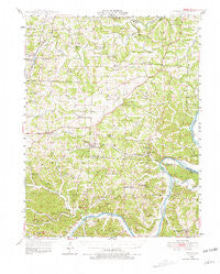 Eugene Missouri Historical topographic map, 1:62500 scale, 15 X 15 Minute, Year 1948