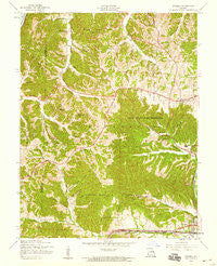 Eureka Missouri Historical topographic map, 1:24000 scale, 7.5 X 7.5 Minute, Year 1954