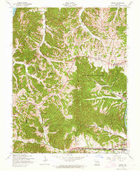 Eureka Missouri Historical topographic map, 1:24000 scale, 7.5 X 7.5 Minute, Year 1954