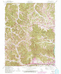 Eureka Missouri Historical topographic map, 1:24000 scale, 7.5 X 7.5 Minute, Year 1954