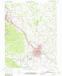 Farmington Missouri Historical topographic map, 1:24000 scale, 7.5 X 7.5 Minute, Year 1964