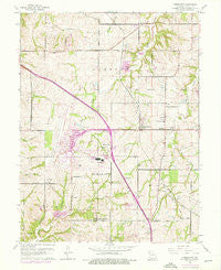 Ferrelview Missouri Historical topographic map, 1:24000 scale, 7.5 X 7.5 Minute, Year 1961