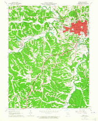 Festus Missouri Historical topographic map, 1:24000 scale, 7.5 X 7.5 Minute, Year 1964