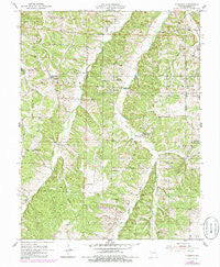 Florence Missouri Historical topographic map, 1:24000 scale, 7.5 X 7.5 Minute, Year 1953