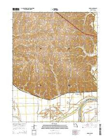 Forbes Missouri Current topographic map, 1:24000 scale, 7.5 X 7.5 Minute, Year 2015