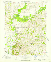 Forest Green Missouri Historical topographic map, 1:24000 scale, 7.5 X 7.5 Minute, Year 1956