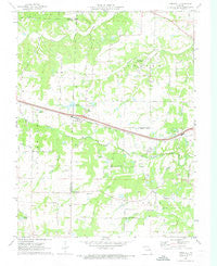 Foristell Missouri Historical topographic map, 1:24000 scale, 7.5 X 7.5 Minute, Year 1972
