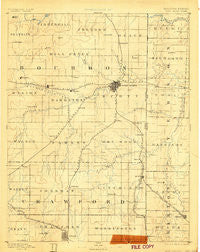 Ft Scott Kansas Historical topographic map, 1:125000 scale, 30 X 30 Minute, Year 1893