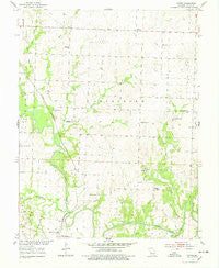 Gaines Missouri Historical topographic map, 1:24000 scale, 7.5 X 7.5 Minute, Year 1953