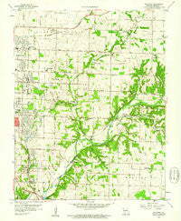 Galloway Missouri Historical topographic map, 1:24000 scale, 7.5 X 7.5 Minute, Year 1960
