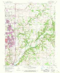 Galloway Missouri Historical topographic map, 1:24000 scale, 7.5 X 7.5 Minute, Year 1960