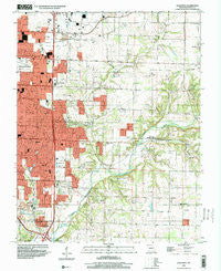 Galloway Missouri Historical topographic map, 1:24000 scale, 7.5 X 7.5 Minute, Year 1996