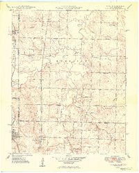 Garland Kansas Historical topographic map, 1:24000 scale, 7.5 X 7.5 Minute, Year 1949