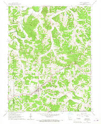 Gerald Missouri Historical topographic map, 1:24000 scale, 7.5 X 7.5 Minute, Year 1966