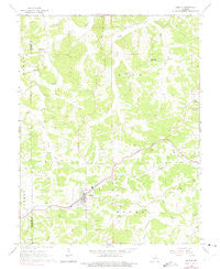Gerald Missouri Historical topographic map, 1:24000 scale, 7.5 X 7.5 Minute, Year 1966