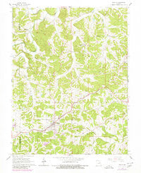 Gerald Missouri Historical topographic map, 1:24000 scale, 7.5 X 7.5 Minute, Year 1966
