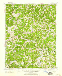 Gerald Missouri Historical topographic map, 1:62500 scale, 15 X 15 Minute, Year 1941