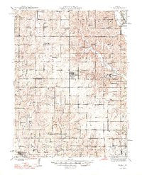 Gilman Missouri Historical topographic map, 1:62500 scale, 15 X 15 Minute, Year 1948