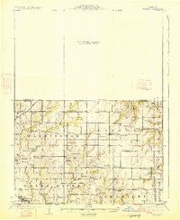Gilman Missouri Historical topographic map, 1:62500 scale, 15 X 15 Minute, Year 1925