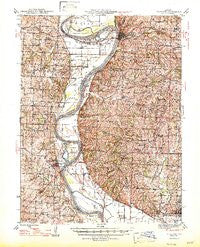 Glasgow Missouri Historical topographic map, 1:62500 scale, 15 X 15 Minute, Year 1947