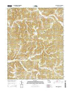 Goerlisch Ridge Missouri Current topographic map, 1:24000 scale, 7.5 X 7.5 Minute, Year 2015