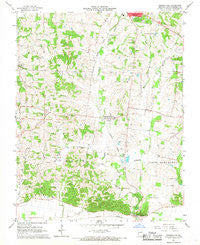 Gordonville Missouri Historical topographic map, 1:24000 scale, 7.5 X 7.5 Minute, Year 1967