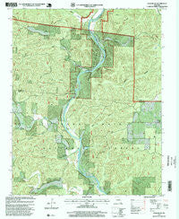 Grandin SW Missouri Historical topographic map, 1:24000 scale, 7.5 X 7.5 Minute, Year 1997