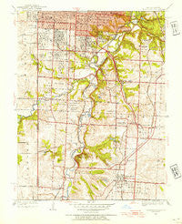 Grandview Missouri Historical topographic map, 1:24000 scale, 7.5 X 7.5 Minute, Year 1934