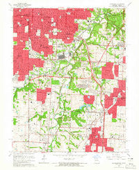 Grandview Missouri Historical topographic map, 1:24000 scale, 7.5 X 7.5 Minute, Year 1964