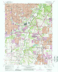 Grandview Missouri Historical topographic map, 1:24000 scale, 7.5 X 7.5 Minute, Year 1964
