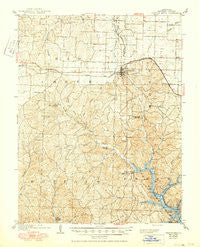 Gravois Mills Missouri Historical topographic map, 1:62500 scale, 15 X 15 Minute, Year 1904