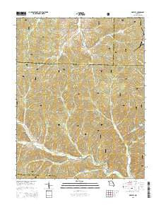 Greeley Missouri Current topographic map, 1:24000 scale, 7.5 X 7.5 Minute, Year 2015