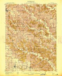 Green City Missouri Historical topographic map, 1:62500 scale, 15 X 15 Minute, Year 1914