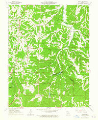 Halifax Missouri Historical topographic map, 1:24000 scale, 7.5 X 7.5 Minute, Year 1964