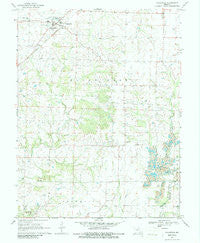 Hallsville Missouri Historical topographic map, 1:24000 scale, 7.5 X 7.5 Minute, Year 1969