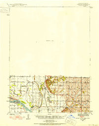 Hamburg Iowa Historical topographic map, 1:62500 scale, 15 X 15 Minute, Year 1939
