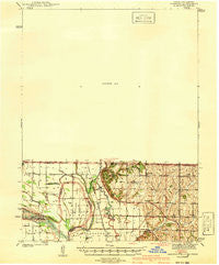 Hamburg Iowa Historical topographic map, 1:62500 scale, 15 X 15 Minute, Year 1941