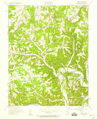 Hancock Missouri Historical topographic map, 1:24000 scale, 7.5 X 7.5 Minute, Year 1954