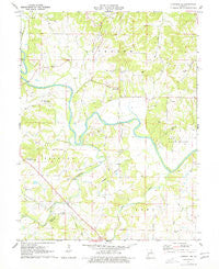 Hannibal SE Missouri Historical topographic map, 1:24000 scale, 7.5 X 7.5 Minute, Year 1971