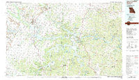 Harry S Truman Reservoir Missouri Historical topographic map, 1:100000 scale, 30 X 60 Minute, Year 1983