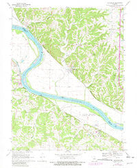 Hartsburg Missouri Historical topographic map, 1:24000 scale, 7.5 X 7.5 Minute, Year 1969