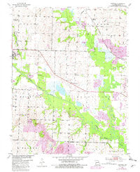 Hartwell Missouri Historical topographic map, 1:24000 scale, 7.5 X 7.5 Minute, Year 1953