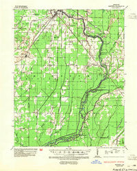 Harviell Missouri Historical topographic map, 1:62500 scale, 15 X 15 Minute, Year 1935